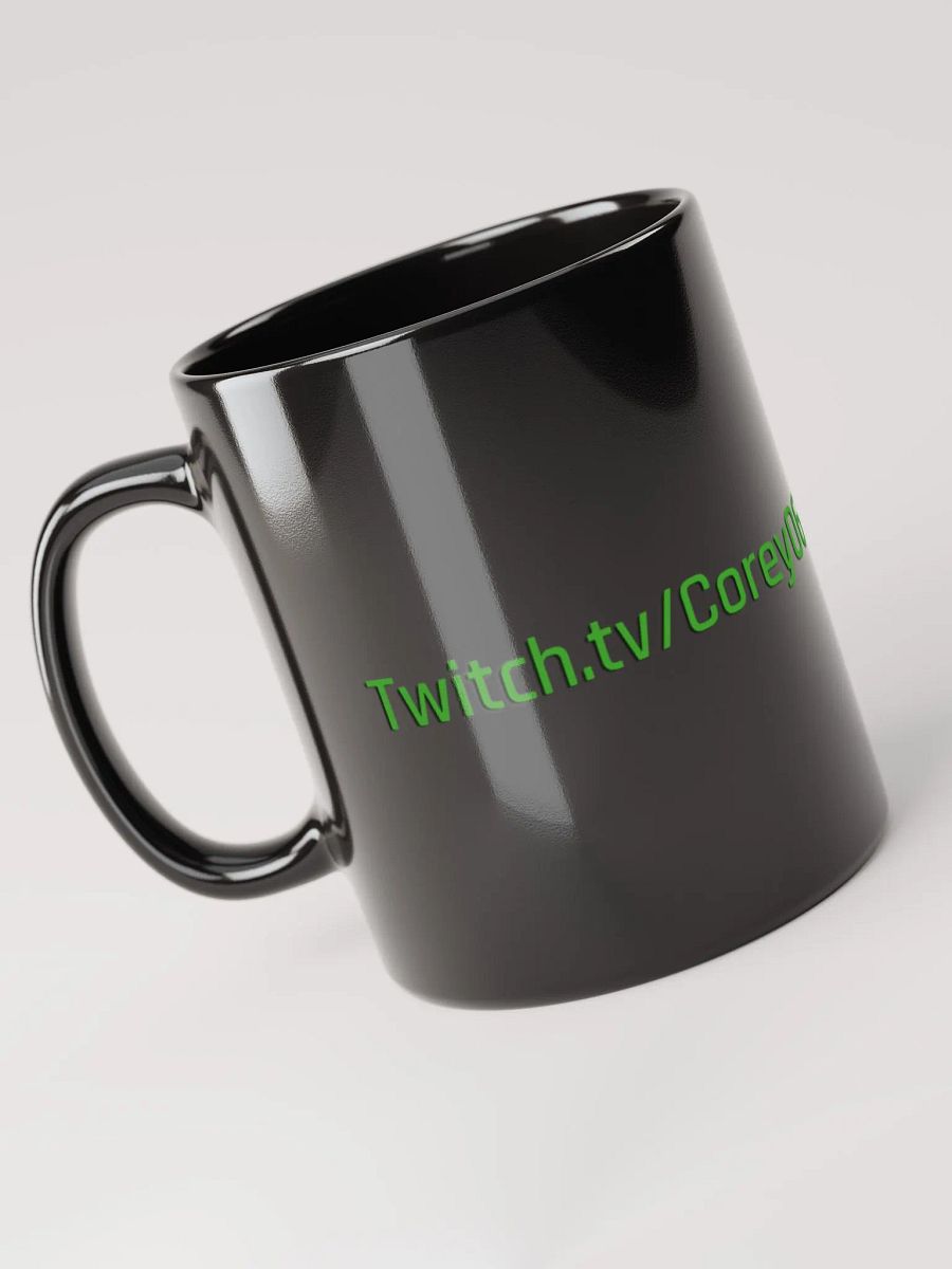 Caffeinated Corey Coffee Cup - Black product image (3)