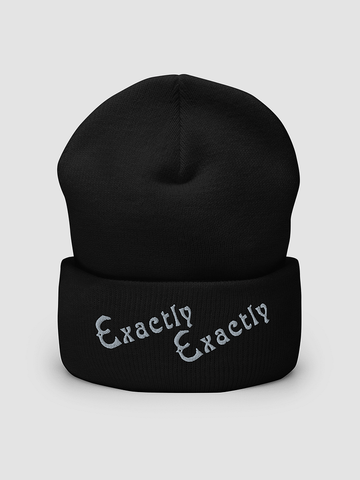 Exactly Exactly Cuffed Beanie Dark product image (2)