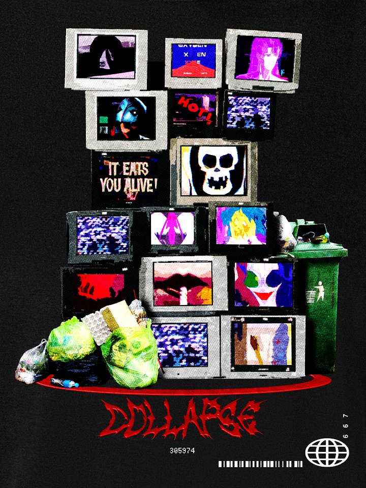 videovomit TRASH PILLAR Shirt product image (1)