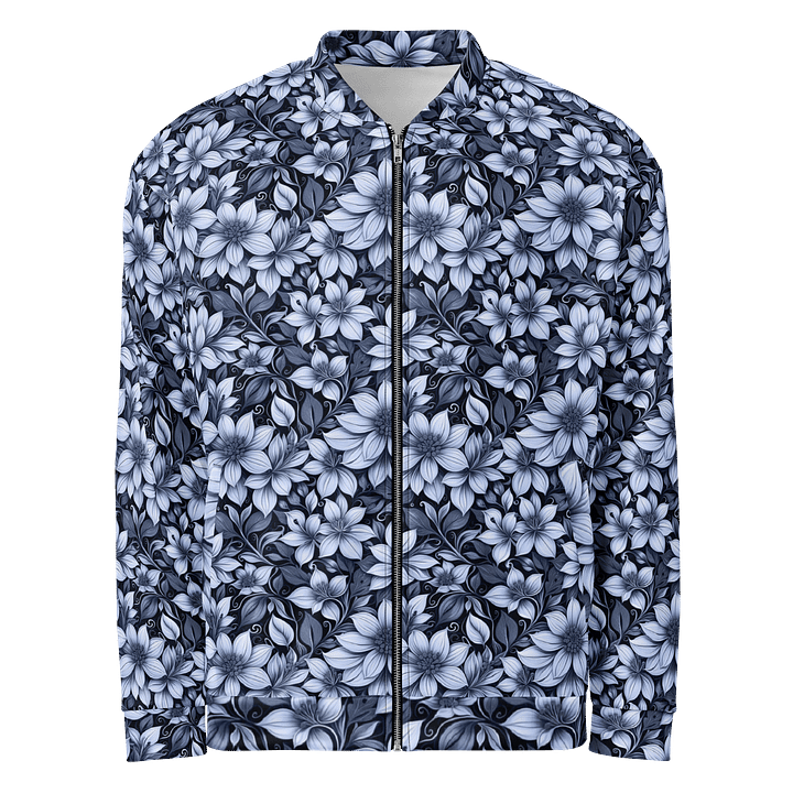 Indigo Flowers Bomber Jacket product image (1)