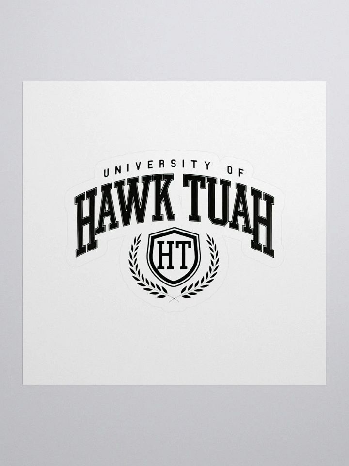 Hawk Tuah Kiss Cut Stickers product image (1)