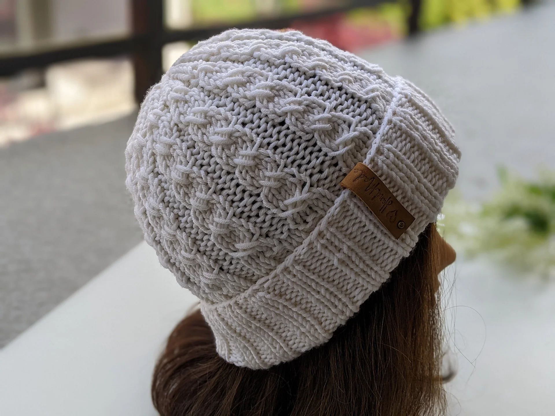 Knit Lunar Cable Hat Pattern product image (9)