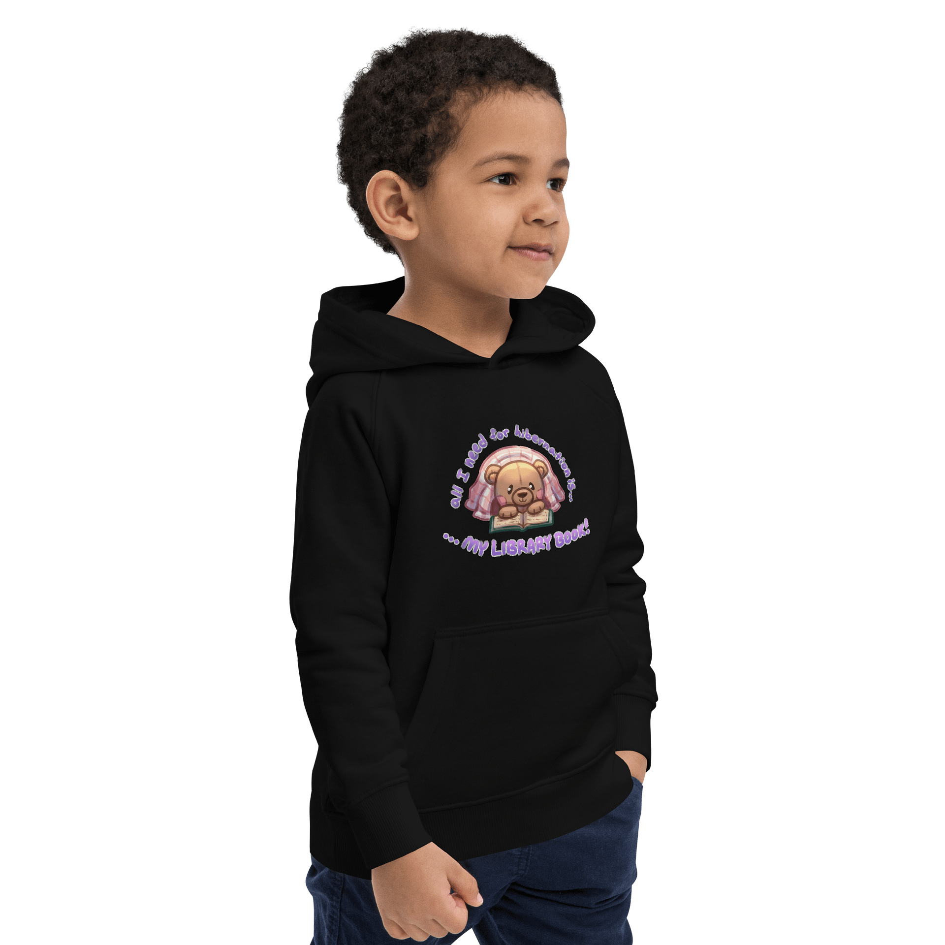 All I Need for Hibernation Is... Kid's Hoodie (Pink) product image (2)