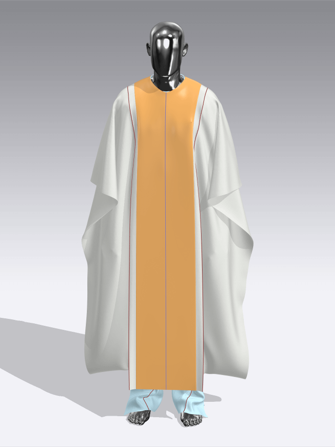Plain Agbada Clo3d file (zprj) product image (1)