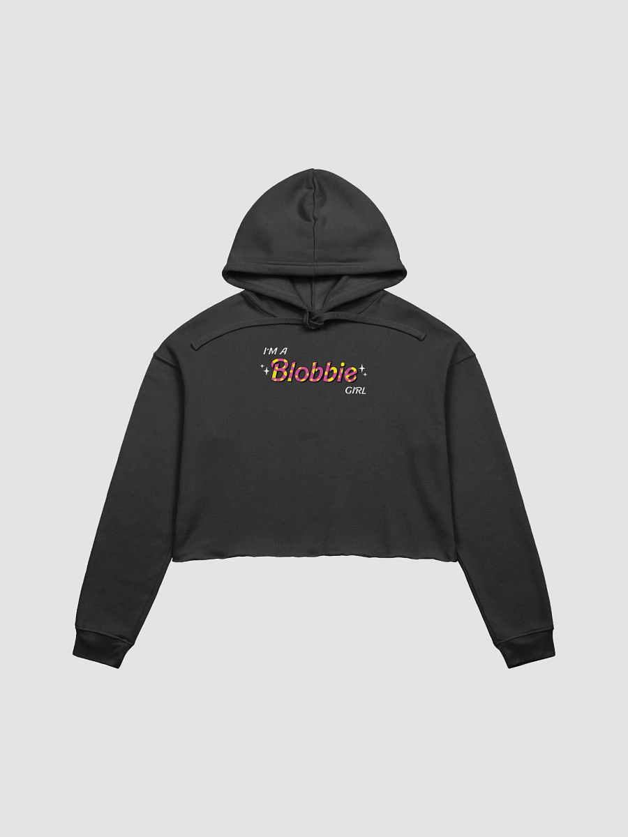 Blobbie Girl // Bella and Canvas Crop Hoodie product image (1)