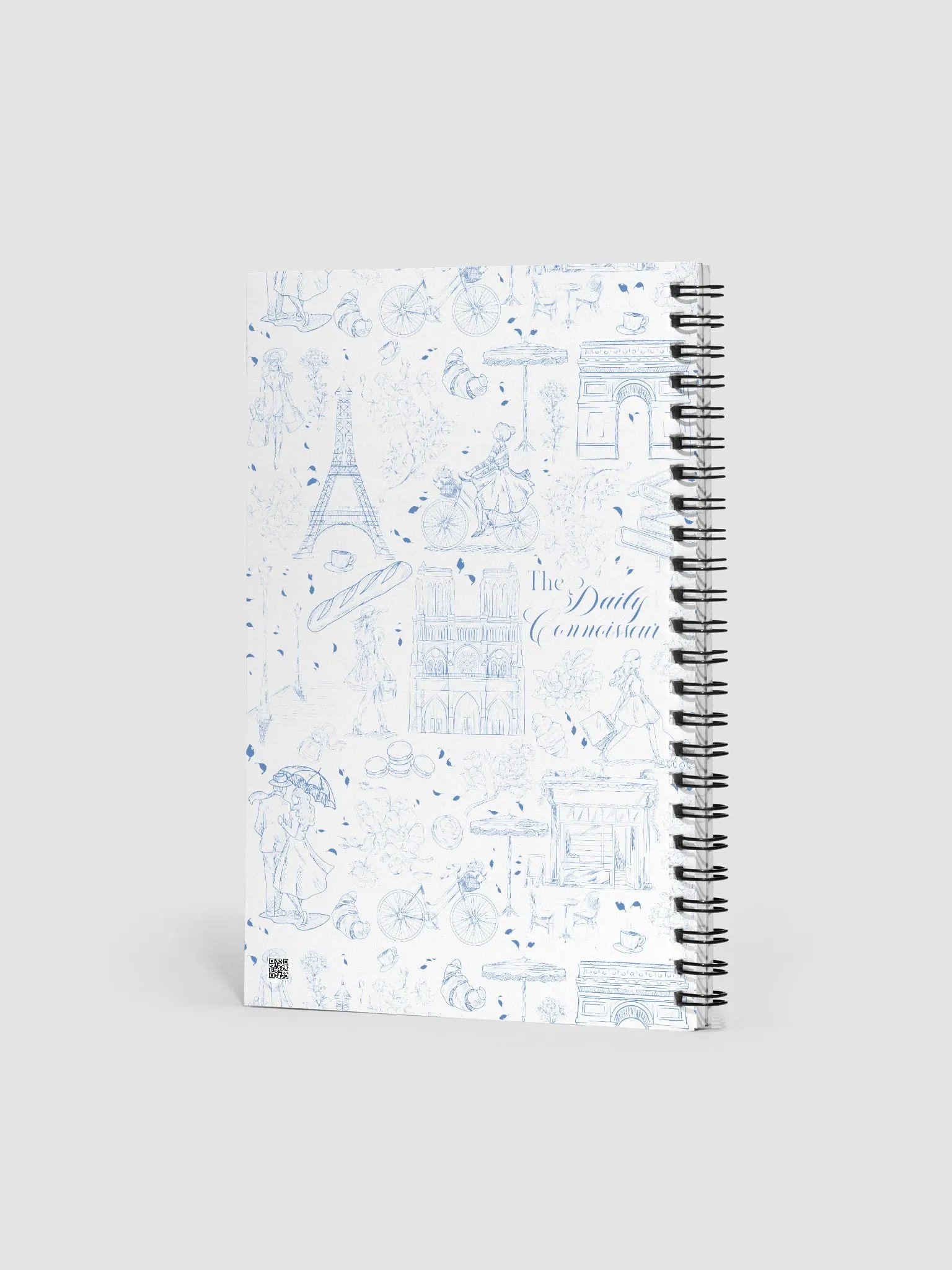 Parisian Toile Spiral Notebook product image (2)