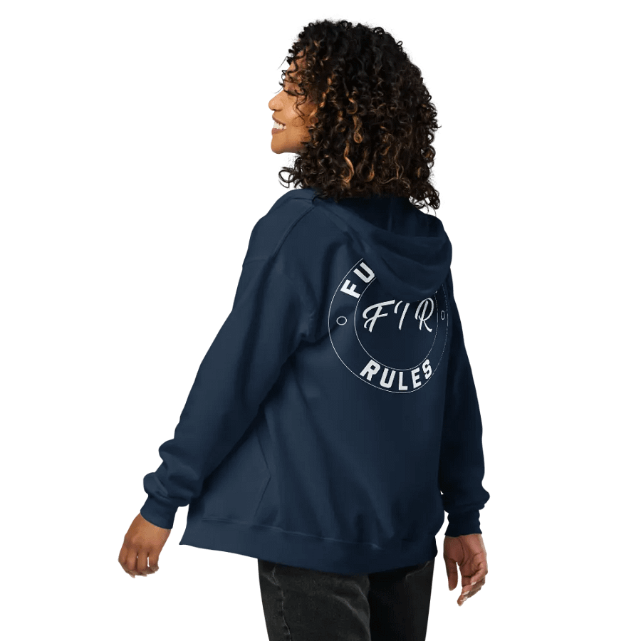 FTR White - Zip-up Hoodie product image (9)