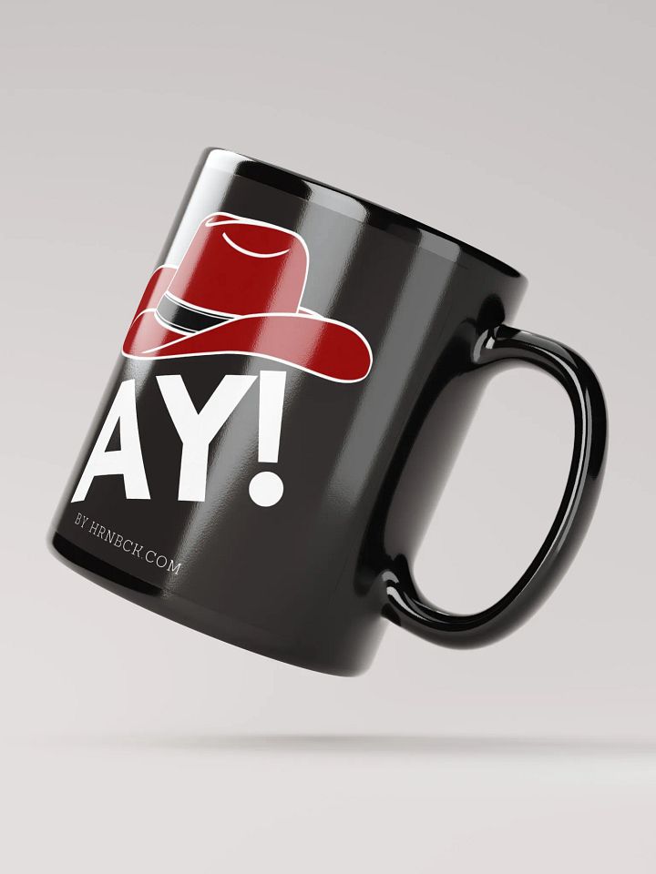 HRNBCK MUG – AY! Black Edition One product image (3)