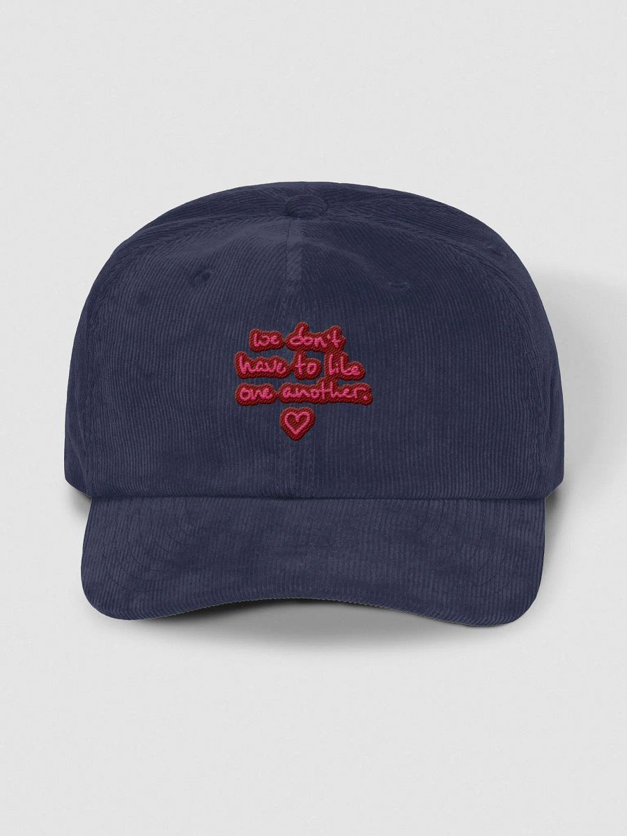 ONE ANOTHER (rose) cord hat product image (1)