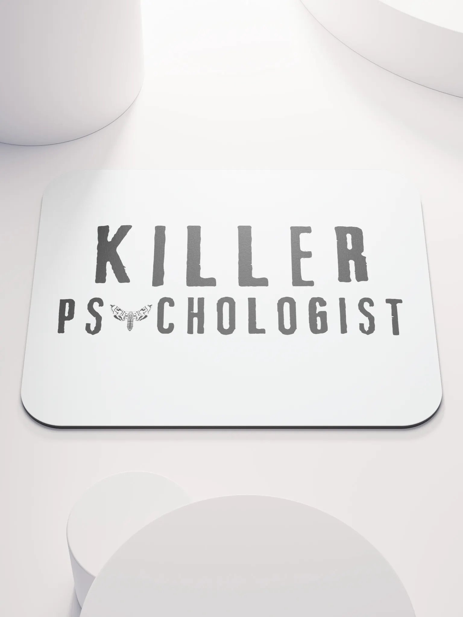 Killer Mouse Pad - White product image (1)