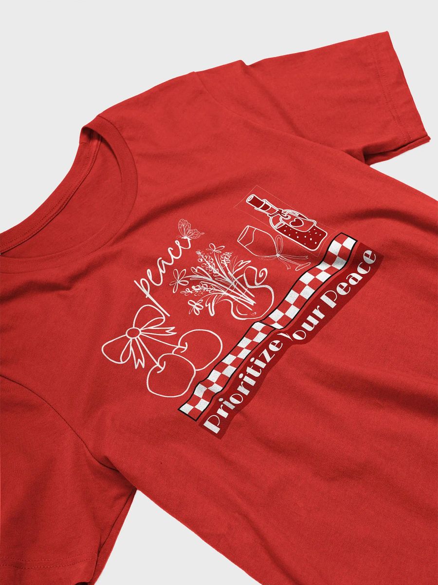 Prioritize Your Peace Self-love Reminder Dark T-Shirt product image (3)