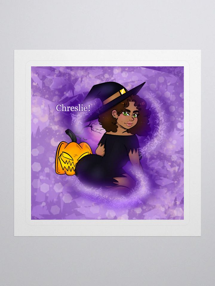 Witchy Babe Cut Sticker w/ BG product image (2)