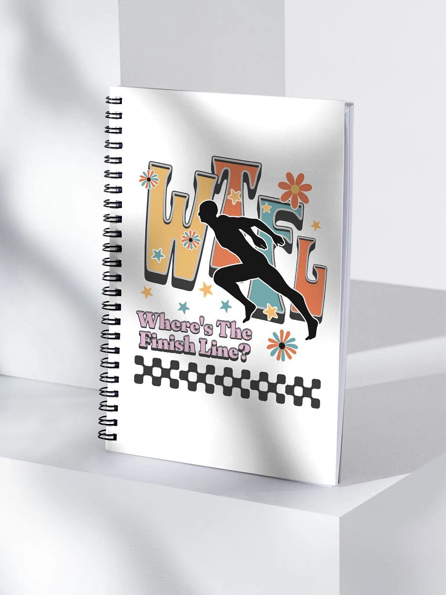 WTFL Wheres The Finish Line Floral Finish Line Notebook product image (3)