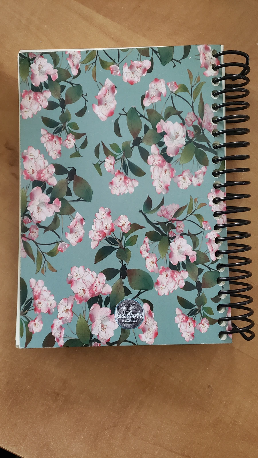 Apple Blossom and Butterfly Coiled Notebook 250 Pages product image (6)