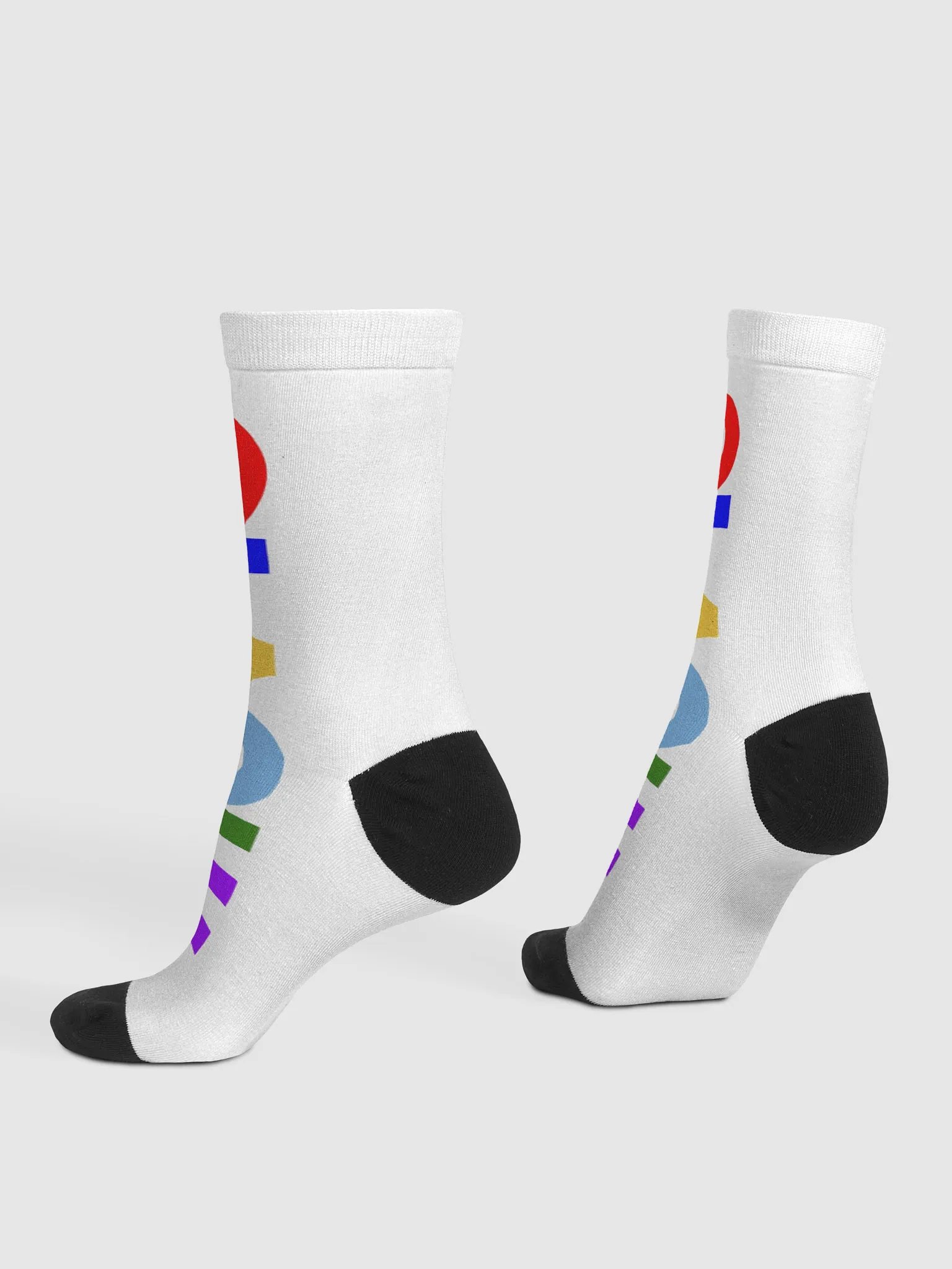 Vibrant Reversible OLAOLU Crew Socks product image (4)
