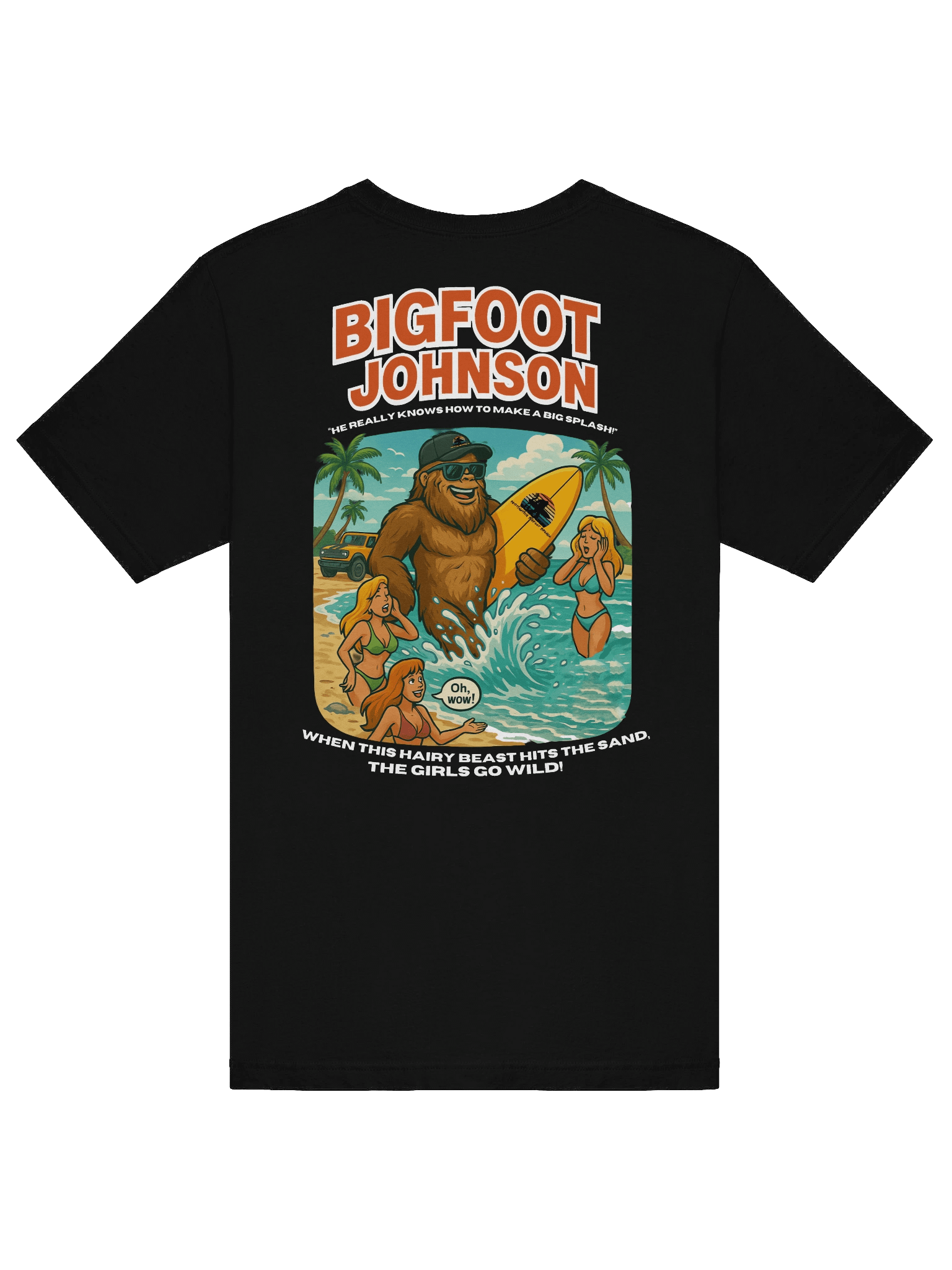 Bigfoot Johnson Big Splash Tee (Black) product image (6)