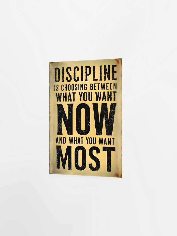 Get Disciplined - Quote Poster product image (8)