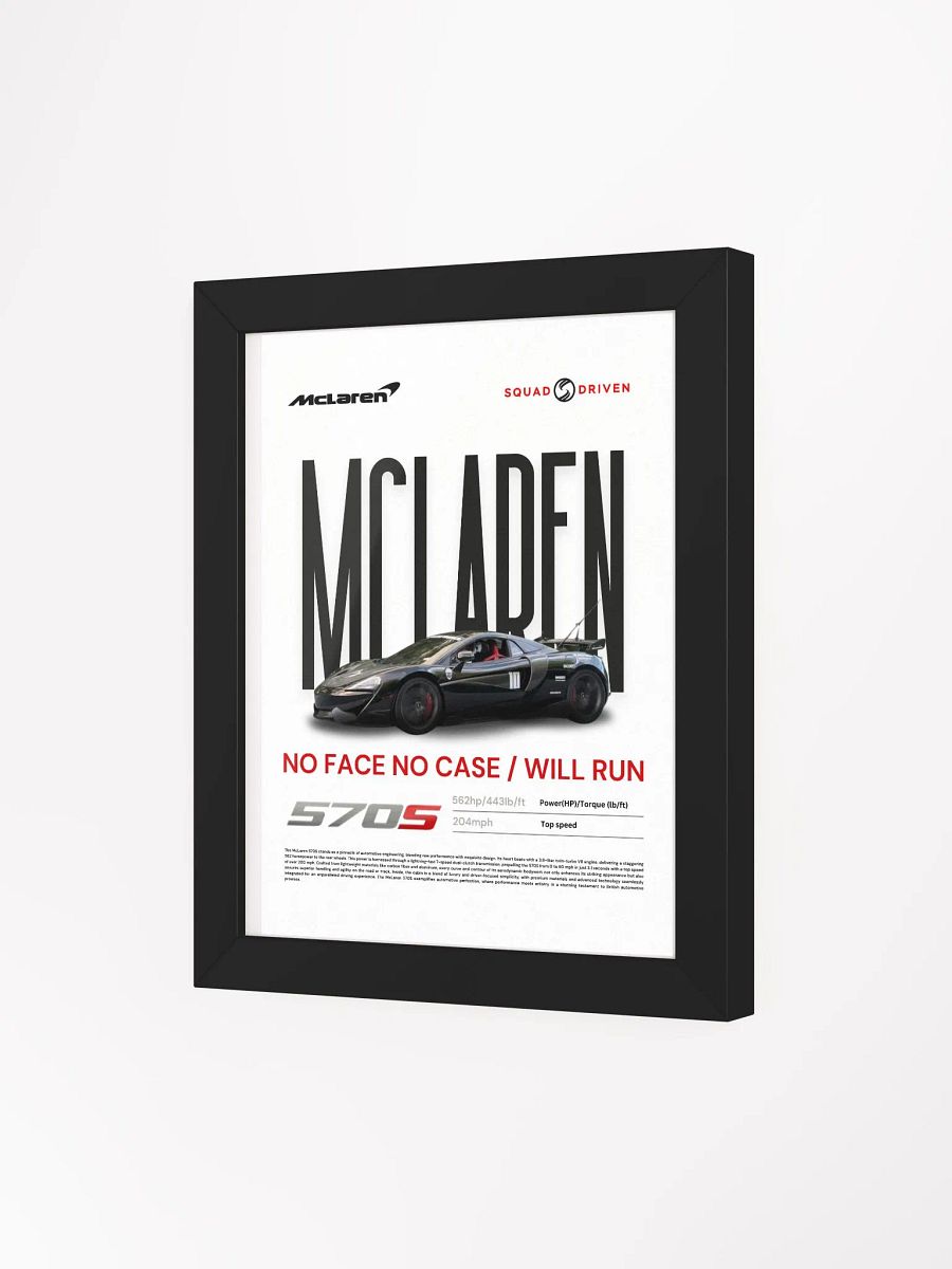 MCLAREN 570S FRAMED POSTER product image (36)