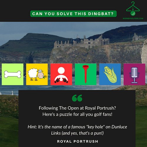 🤔 Think you've got it? This legendary hole has quite a story to tell... and we've got our eye on all the action! Ready to:

✅...