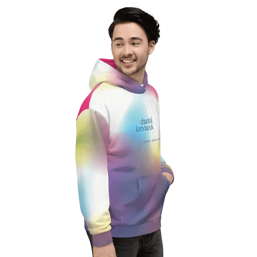 COLOUR MOVING AND STILL 25TH ANNIVERSARY COLOR ALL OVER HOODIE product image (10)