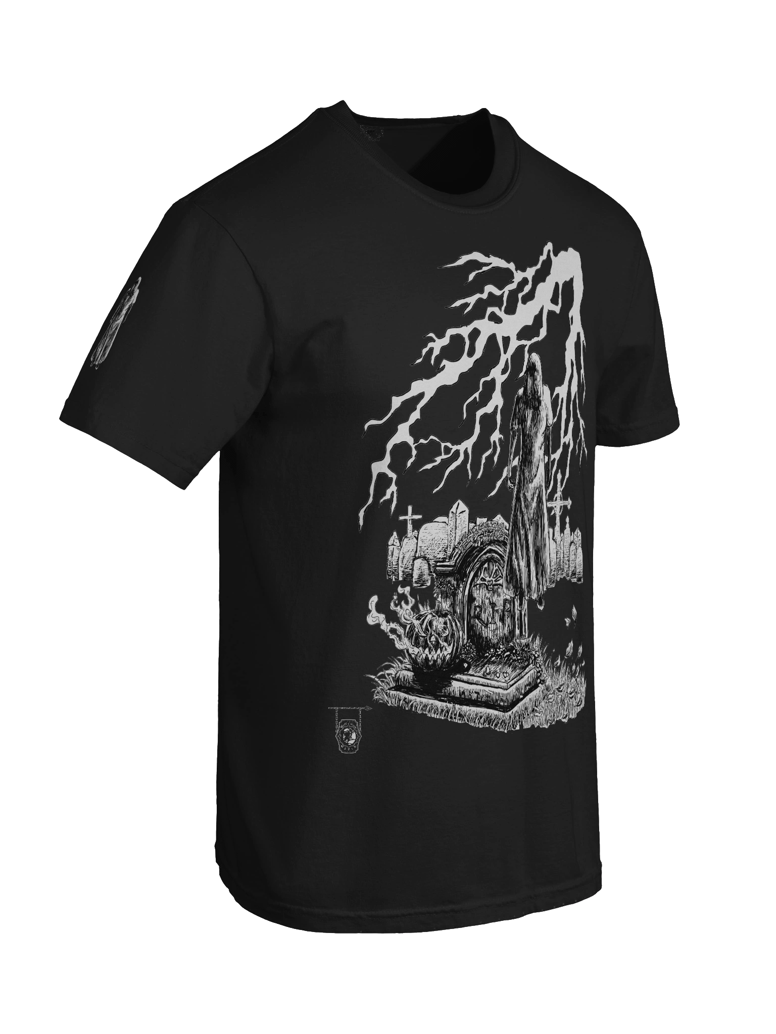 Phantom V- Halloween Night (b/w variant)- Unisex Tee product image (8)