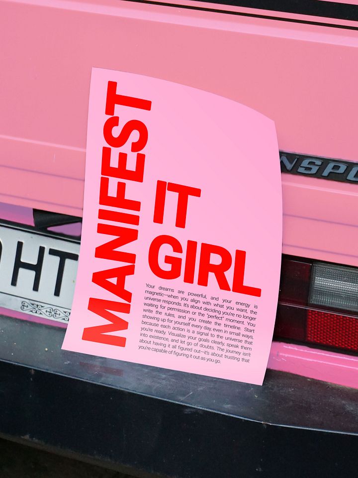 Manifest It Girl Print product image (1)