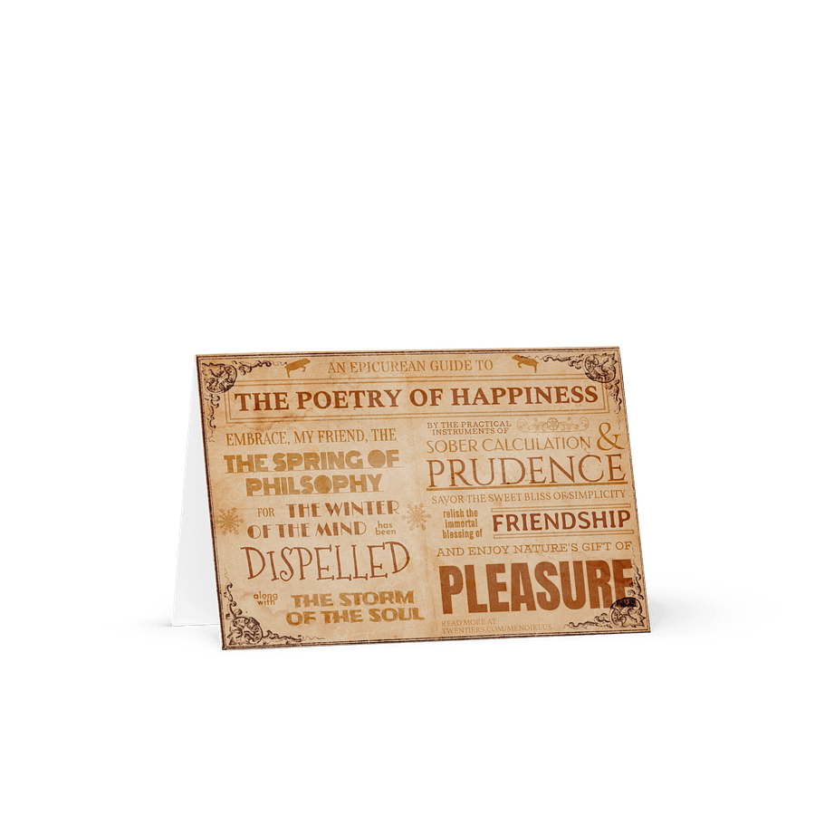 The Poetry To Happiness (Greeting Card) product image (1)