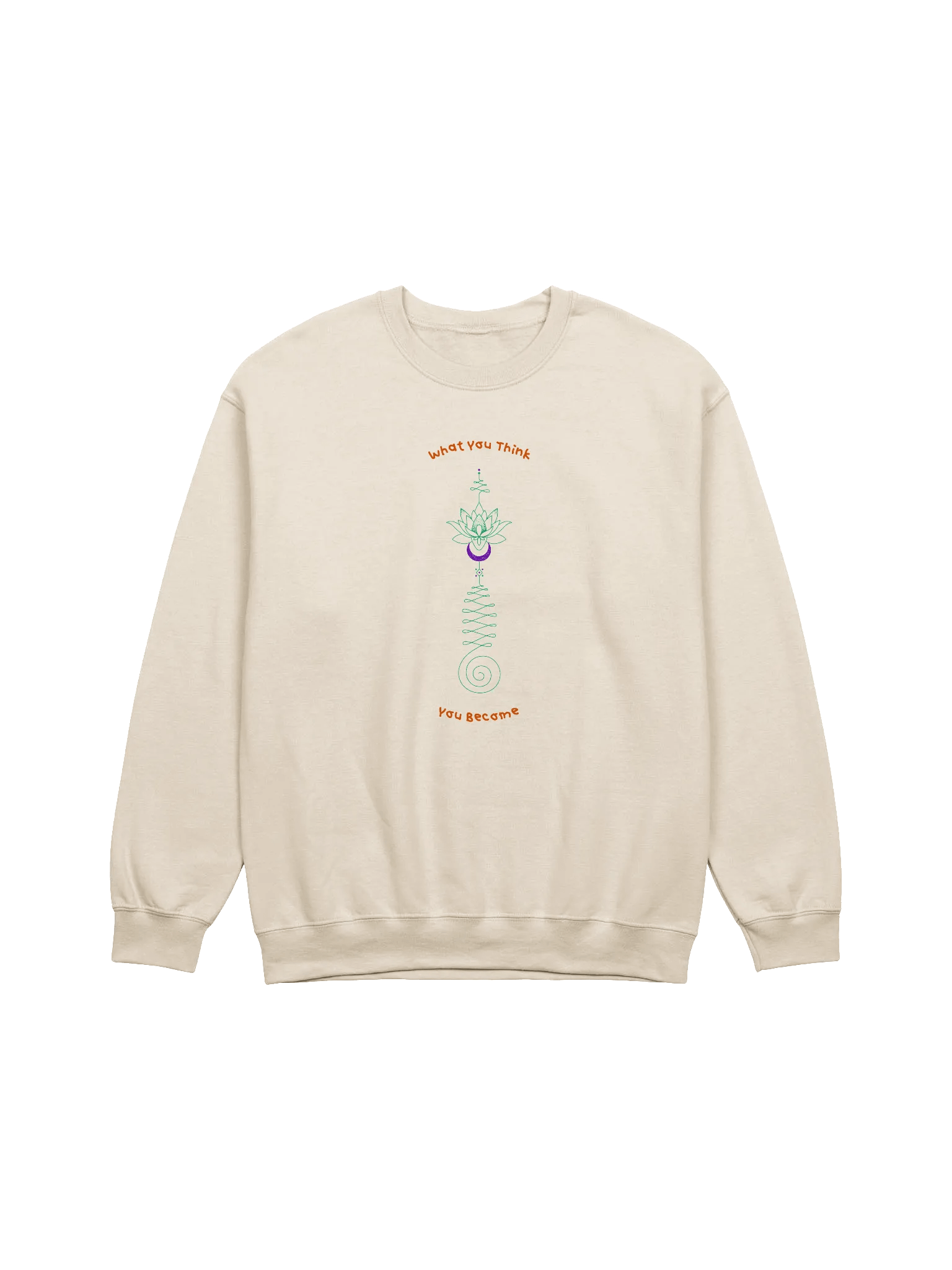 What You Think You Become Enchanting Lotus Sweatshirt product image (33)