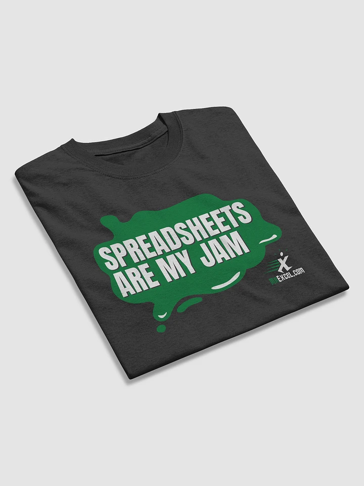 Spreadsheets Are My Jam - Black T-Shirt product image (2)