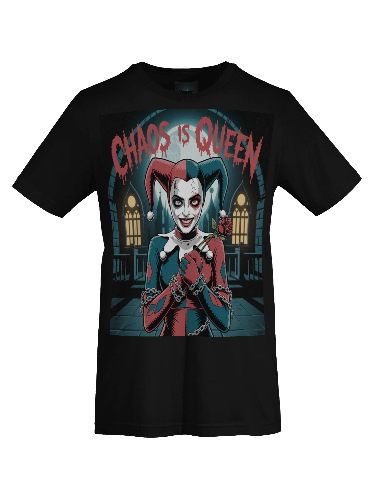 Chaos is Queen: Harley Quinn Gothic Dominion T-Shirt product image (1)