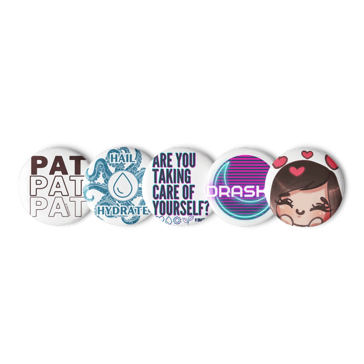 Glossy Ensembles: Set of Pin Buttons product image (1)