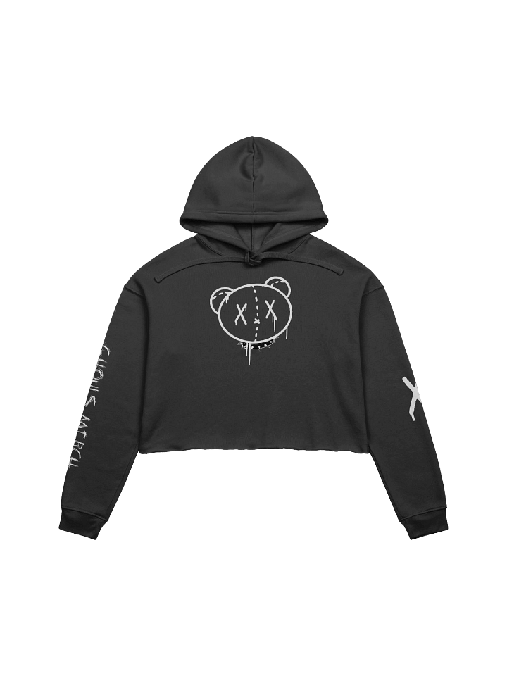 Graffiti Bear Long Sleeve Crop Hoodie product image (1)