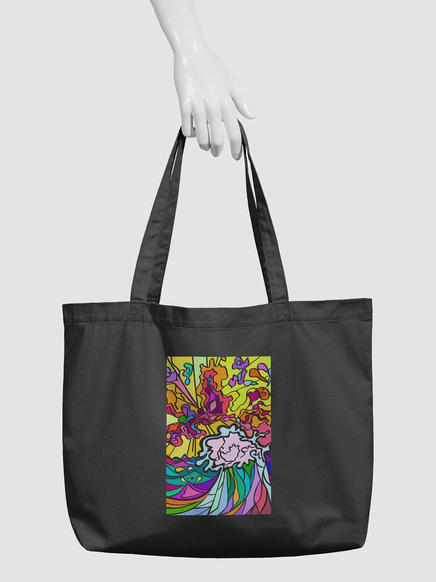 Psychedelic Swirl Eco Tote – Wave at Sunset product image (4)