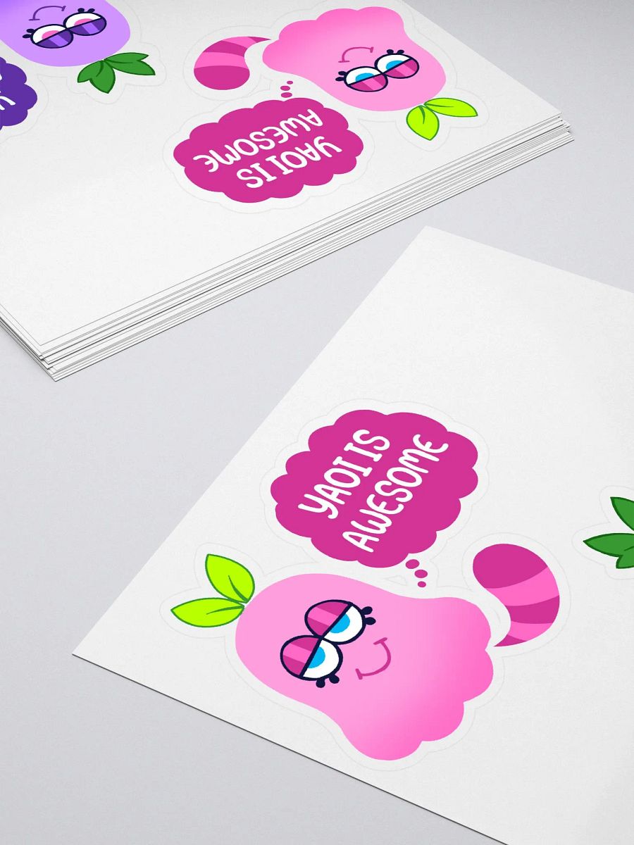 Yaoi + Yuri is Awesome Sticker Set product image (4)