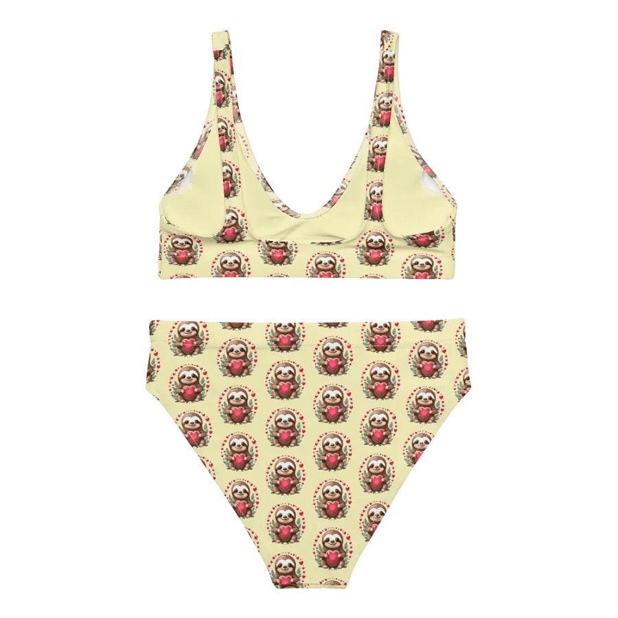 Sloth Love Circle High Waist Bikini Set product image (2)
