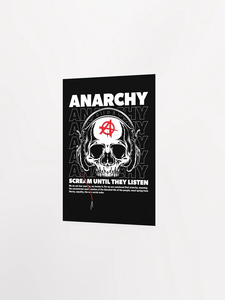Anarchy: Scream Until They Listen - Vintage Punk Poster product image (12)