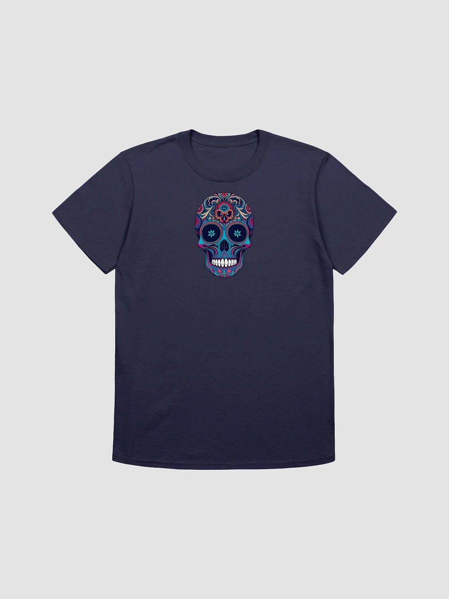 Vibrant Skull Rave Unisex T-Shirt product image (20)