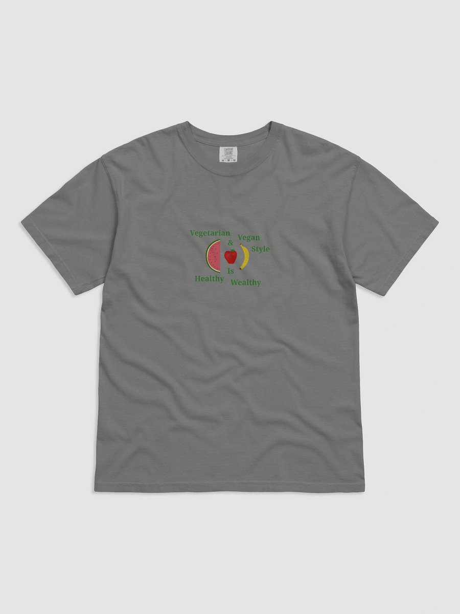 Healthy & Wealthy Vegetarian T-Shirt product image (1)