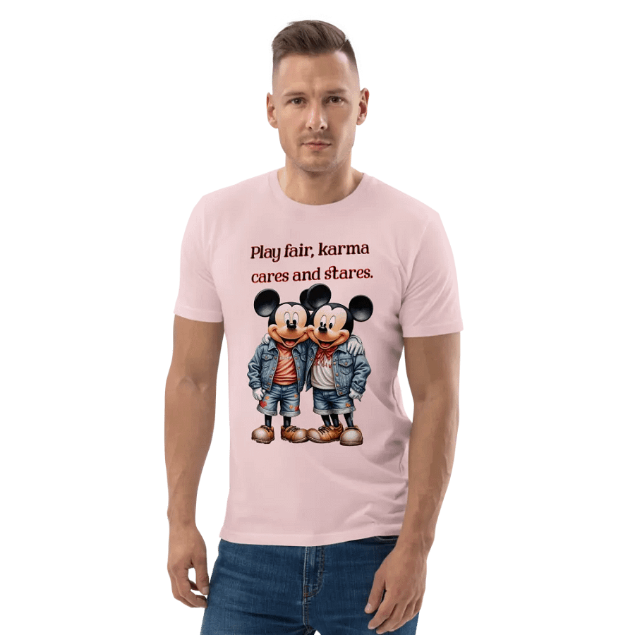Karma Cares Cartoon Duo T-shirt product image (4)