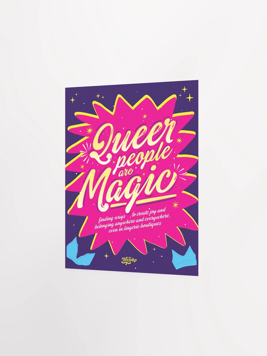 Queer people are magic 8x10 poster product image (2)