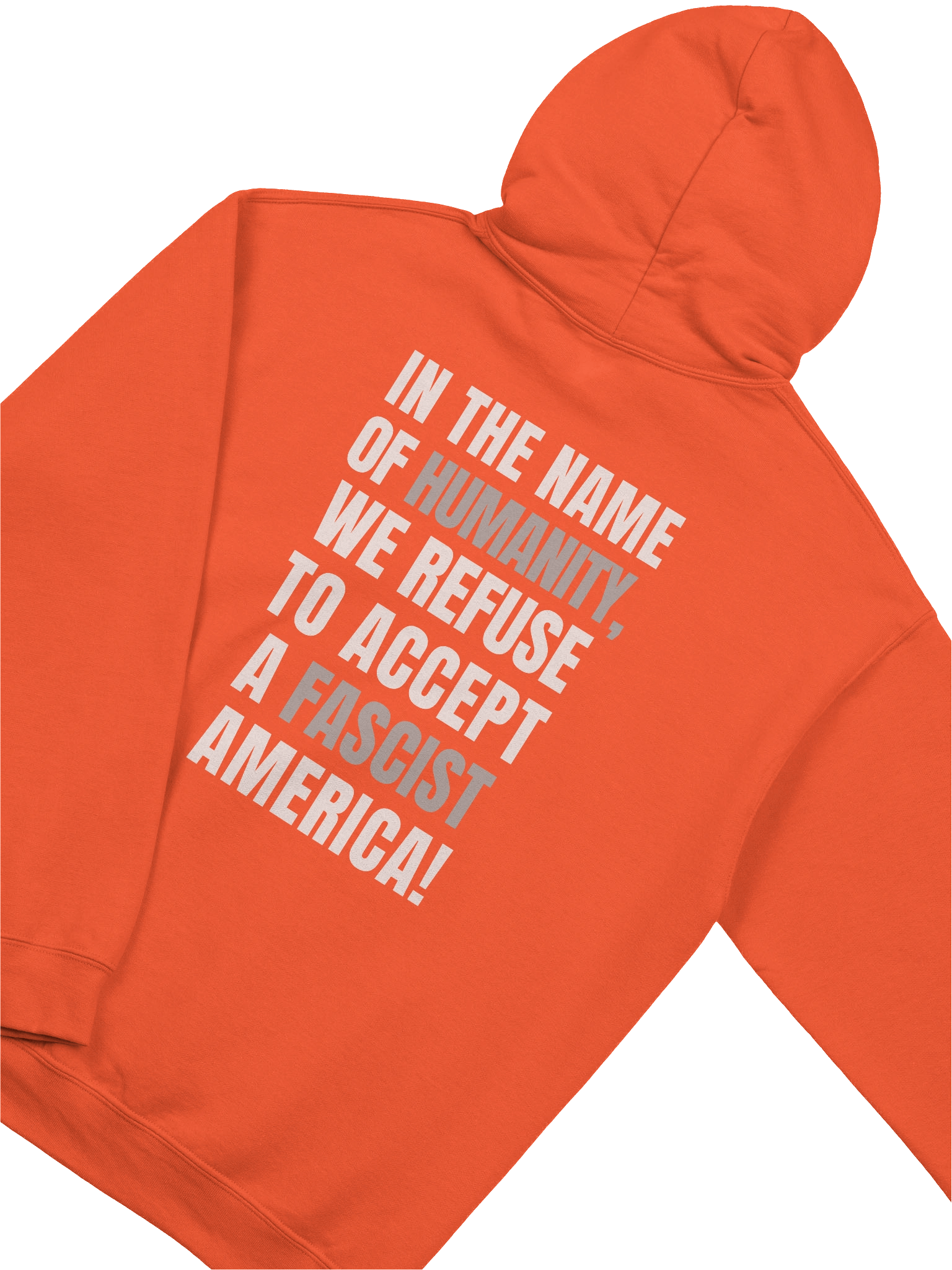 Trump Must Go Now! Orange Hoodie product image (4)