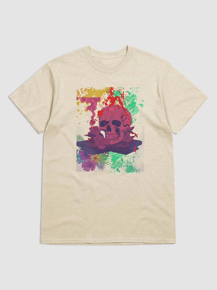 Tropic Smoking Skull Premium Unisex T-Shirt product image (33)