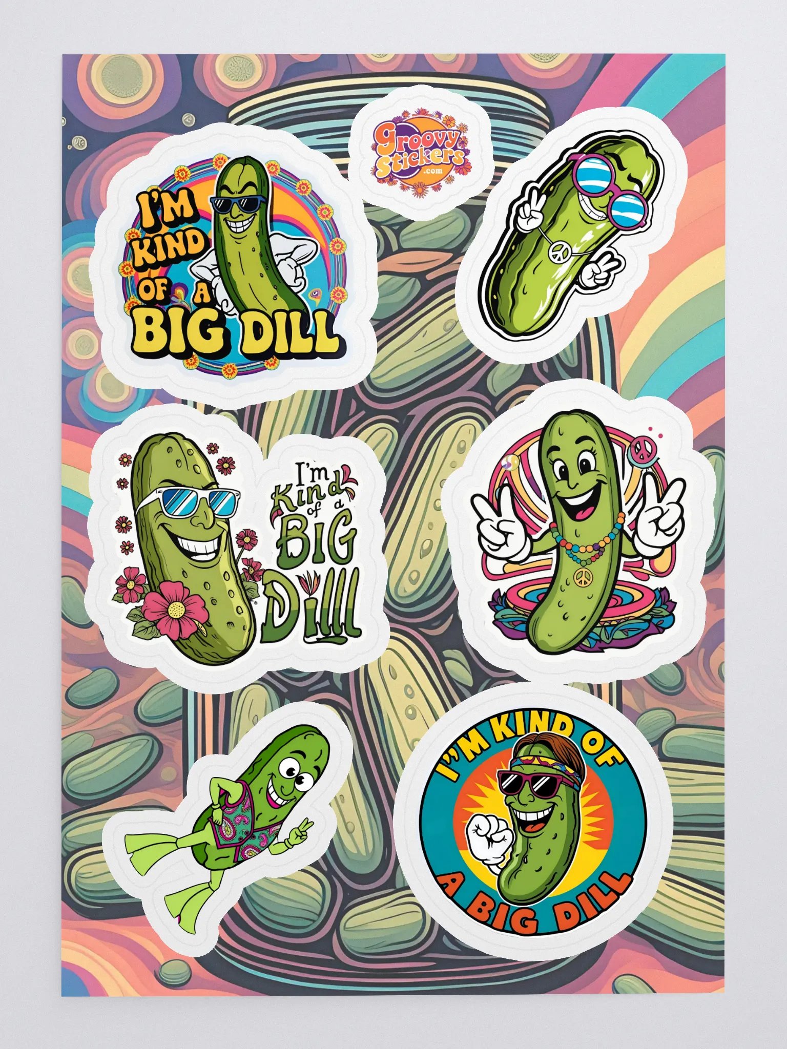 Peace pickle Sticker Sheet product image (3)