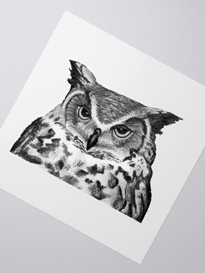 Owl Drawing Sticker product image (5)