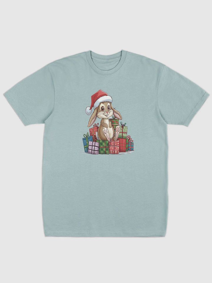 Santa Bunny Cotton Heritage Men's Premium Heavyweight Tee product image (1)