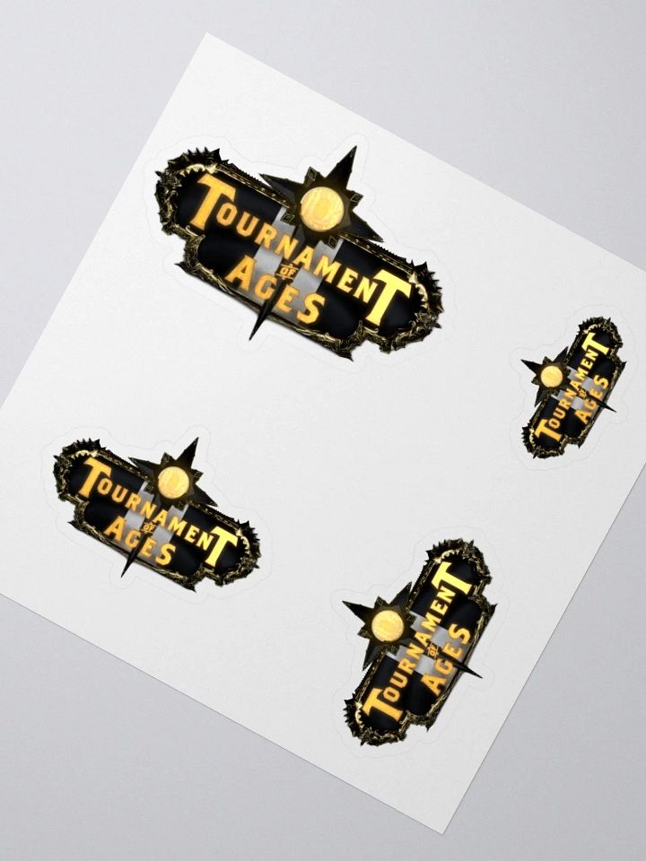Tournament of Ages - Full Logo - Sticker Sheet product image (2)