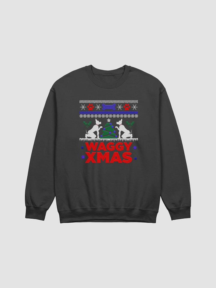 Sweater - "WAGGY XMAS" - Red Print product image (1)