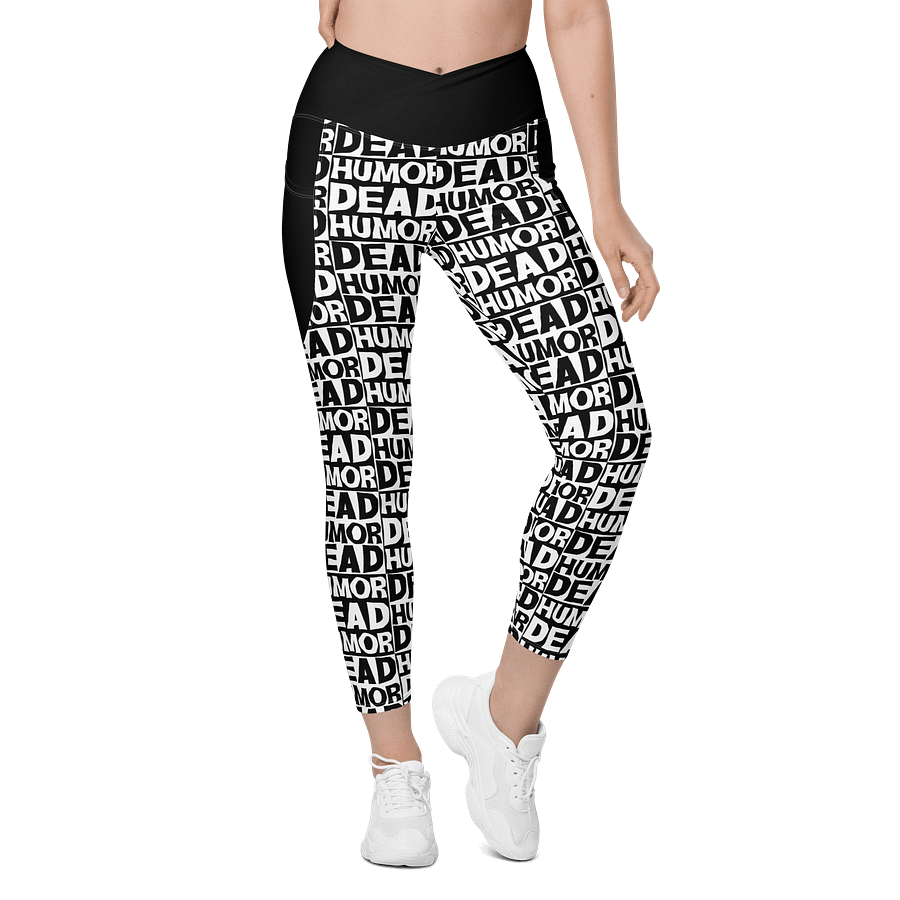 Checkerprint Crossover Leggings product image (1)