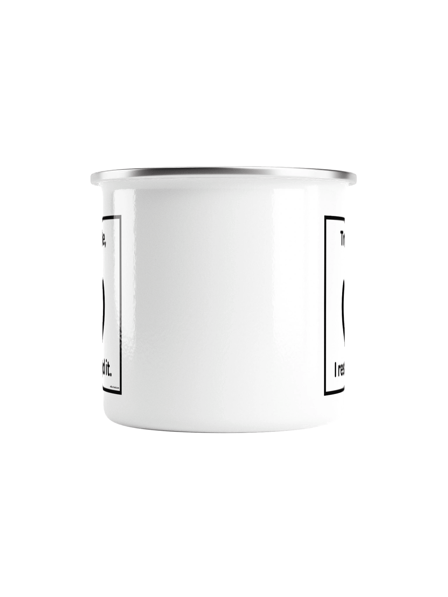 Trust Me I Restarted It (Enamel Camp Mug) product image (2)