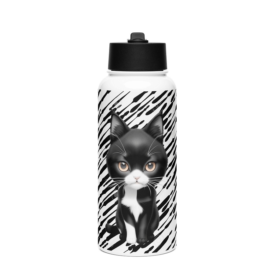 Buddy Stainless Steel Water Bottle with a Straw Lid product image (1)